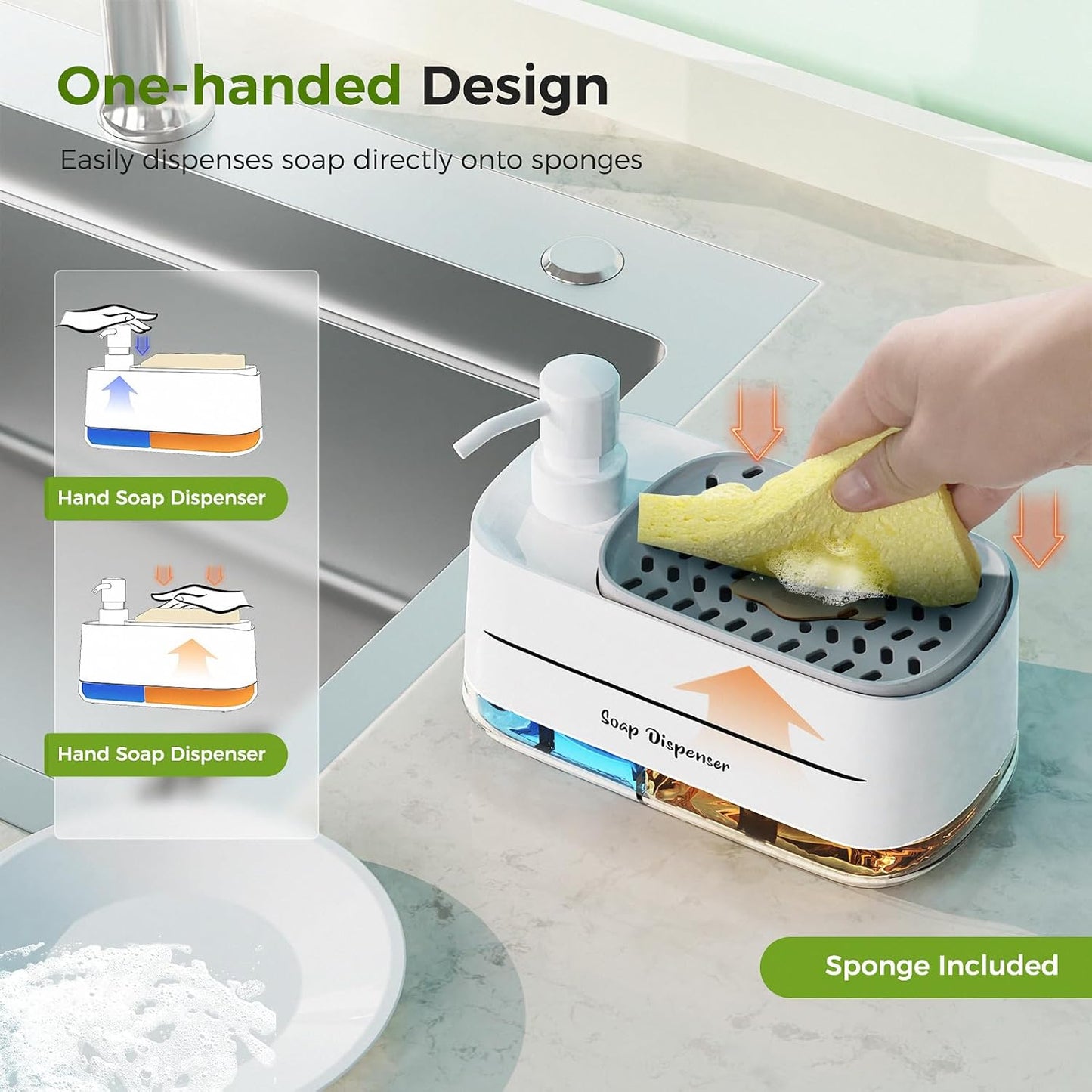 4-in-1 Soap Dispenser That Transforms Your Kitchen