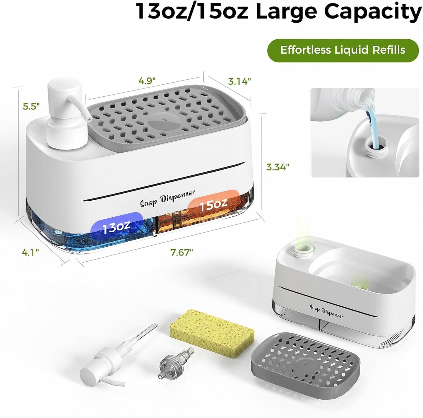 4-in-1 Soap Dispenser That Transforms Your Kitchen